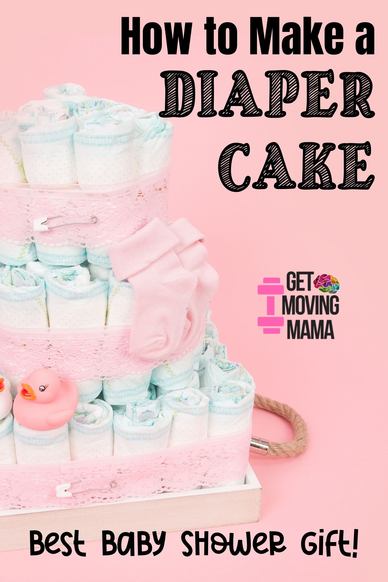 Diaper store party cake