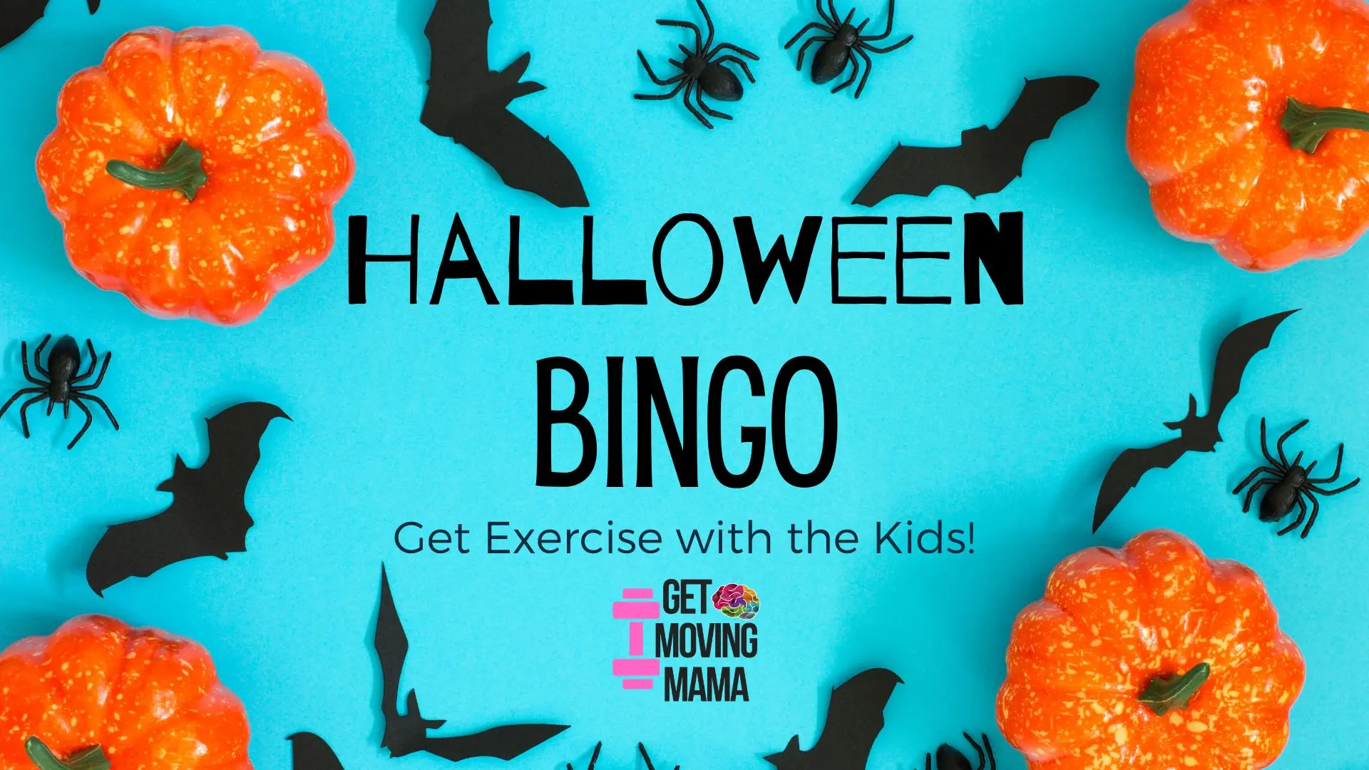 Exercise with Kids with a Free Halloween BINGO Walk